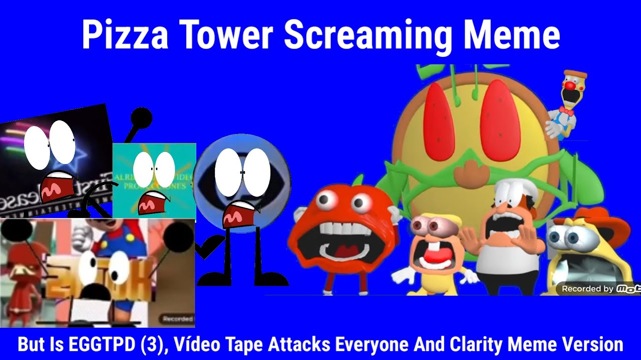 Pizza Tower Screaming Meme But Is EGGTPD (3) Version - YouTube