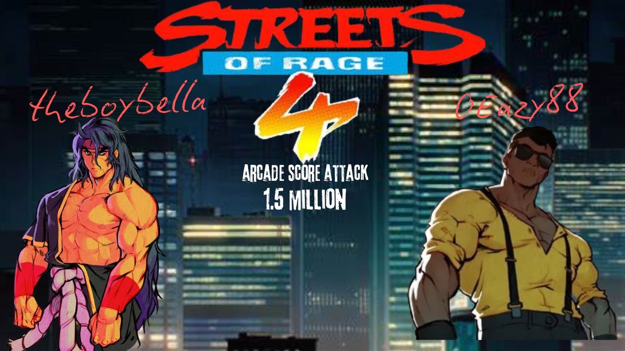 Streets of Rage 4 | Shiva & Adam Arcade Mode | Mania +