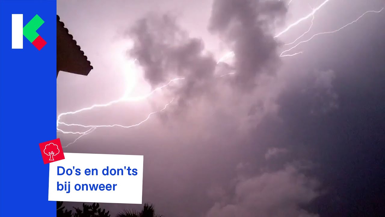 Wat kan je doen bij onweer? - YouTube