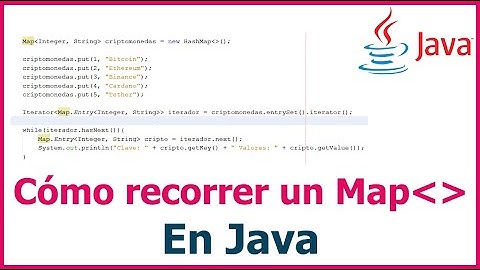 Formas de recorrer un Map en Java - fácil y sencillo