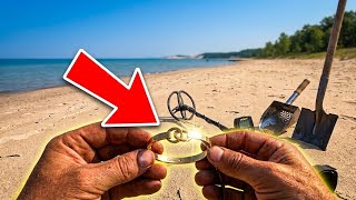 Metal Detecting This Lake Finds Some Unique GOLD