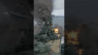 Yamato battleship faces brutal aircraft ambush #shorts #viral #gaming