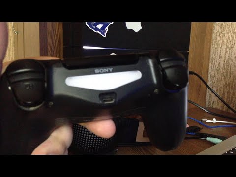 Джойстик не подключается к PS4  Мигает белым