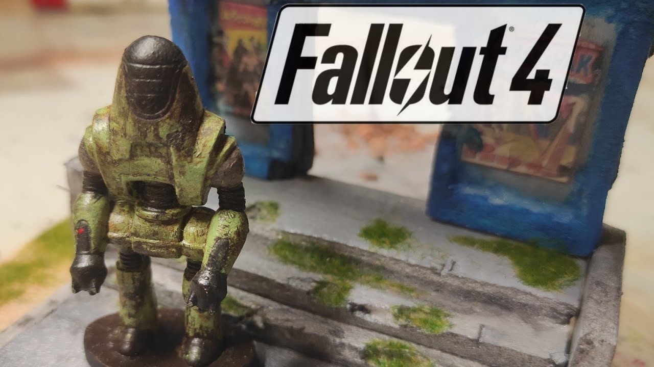 How to paint a fallout robot (protectron)