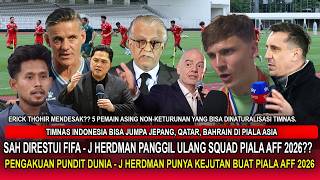 Garuda National Team Profits Big! FIFA Approves - J Herdman Revises 2026 AFF Squad? Full of Natur...