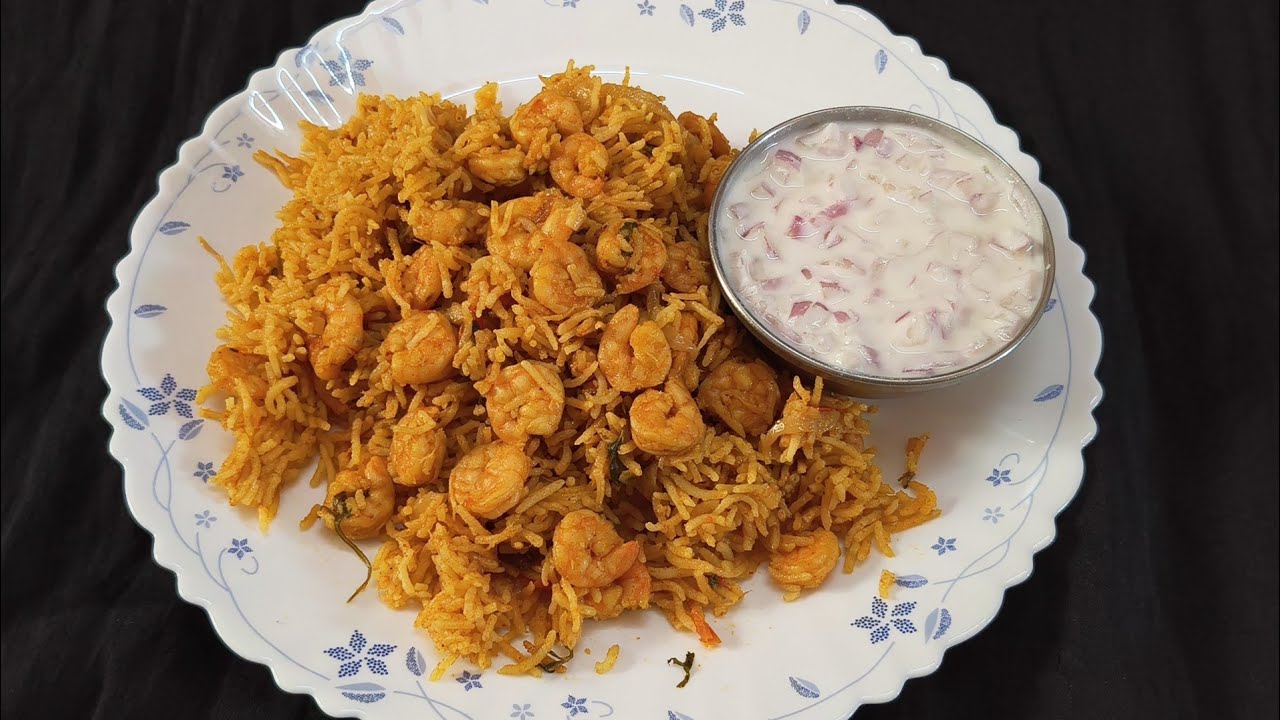 Delicious 😋 🍤🦐Prawn Biryani 