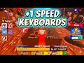 SMASHING THE KEYBOARD! THIS SPEED IS UNREAL! 🔥 #Roblox #SpeedEscape #EscapeKeyboards #shorts
