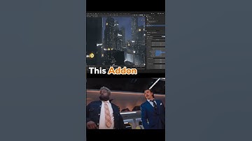 This Blender Addon Makes INSANE Cyberpunk Cities in 5 Minutes! #addon #blendercommunity #blender #3d