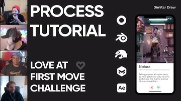 PROCESS TUTORIAL - LOVE AT FIRST MOVE CHALLENGE (Detailed)