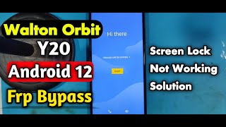 Walton Orbit Y20  Frp Bypass / Orbit Y20 Hard Reset  Frp Bypass Android 12 latest Security 2023