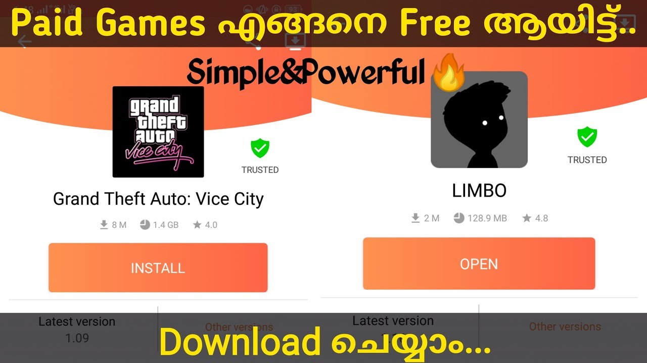 How to Download Paid Games and Apps Free by Tech Thinks Malayalam - YouTube