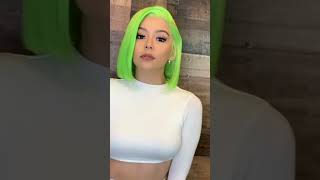 Green Wig Transformation | Bold &amp; Fresh Look 💚✨