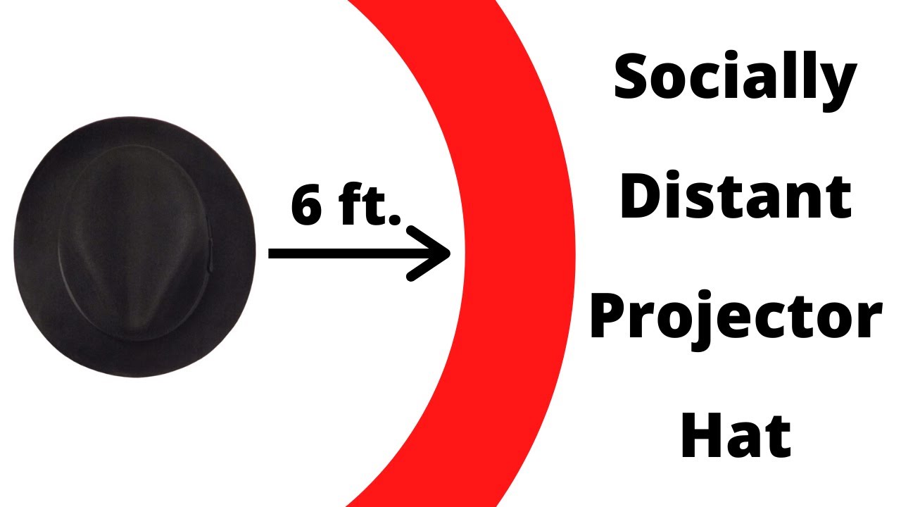 Socially Distant Projector Hat Idea Proposal - YouTube