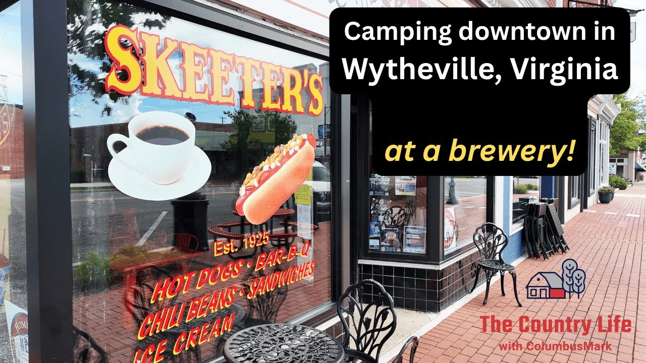 This Virginia Brewery Lets You Camp in the middle of Downtown - Check out Wytheville's Seven Sisters