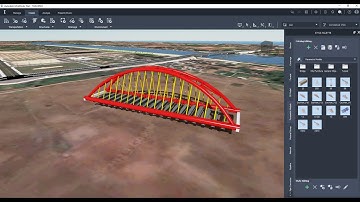Demo Cầu dây văng có thể hiệu chỉnh được thông số trên InfraWorks