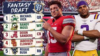 I Added A REAL Fantasy Draft Into College Football 27 (1000+ Real Legends)
