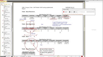 SAP2000   Check for Overturning   Part 5