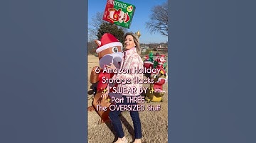 6 Holiday Storage Hacks for Oversized Decor (Inflatables, Nutcrackers, Trees & More!)