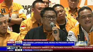 OSO Terpilih Kembali Jadi Ketum Hanura 2019-2024
