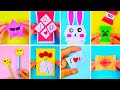 14 Easy Paper Craft Ideas To Do When You're Bored / How To Make / Creative Things / School Projects