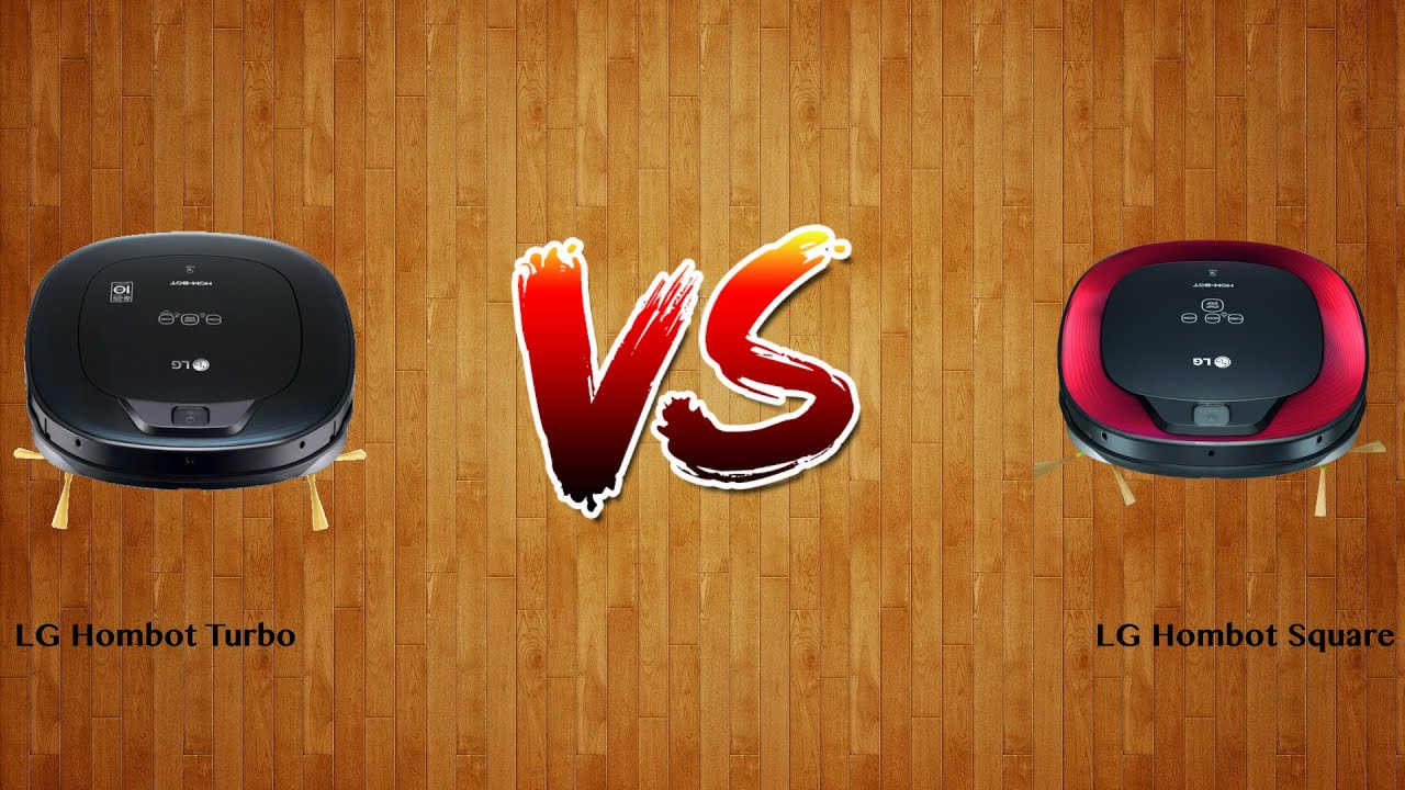 LG Hombot Turbo vs LG Hombot Square   -  Robot Vacuum Comparison