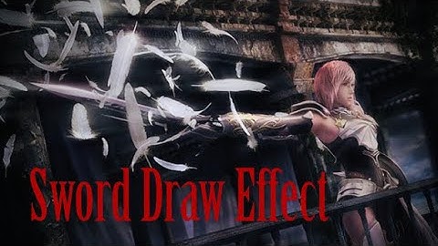 {Portfolio} Sword Draw/Sheathe Dissolve Effect - Unreal Engine 5