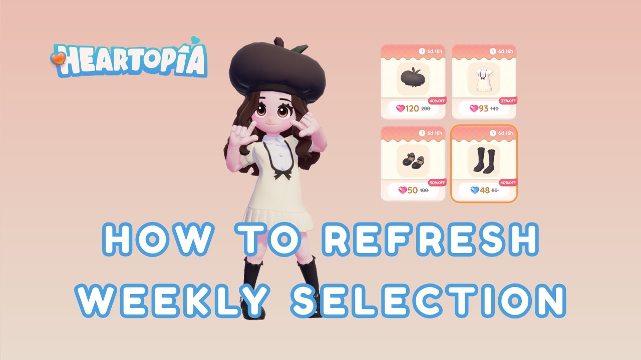 SECRET BUTTON 😱 - How to Refresh Weekly Store Items in Heartopia (Unlock New Picks)