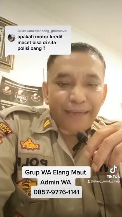 Motor Kredit Macet Bukan Urusan Polisi ?
