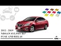 Fuse box diagram Nissan Sylphy 2012 - 2019 relay with assignment and location