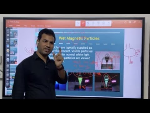 Live Class 🔴 MPT Magnetic Particle Testing in Settling Process ...