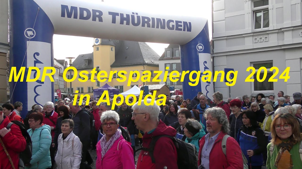 MDR Osterspaziergang 2024 in Apolda