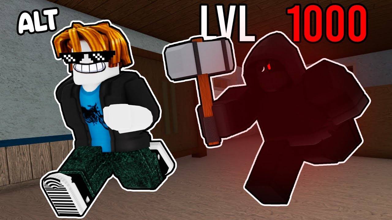 Альтернативный троллинг игрока 1000-го уровня в Roblox: «Сбегите с объекта»