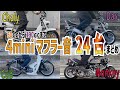 【4mini】190ccも!?モンキーやシャリーのマフラー音まとめ #原付 #カスタム #ダックス #武川