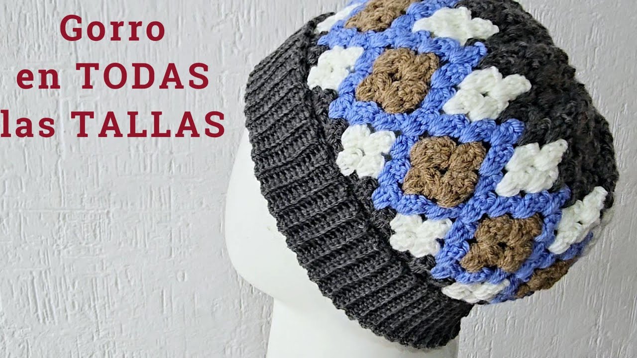 teje fácil y rápido Gorro a crochet patrón a crochet tutorial completo ...