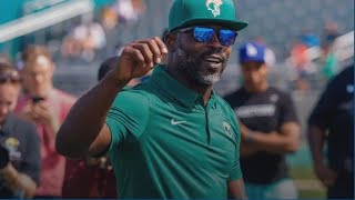 First year NSU head coach Michael Vick