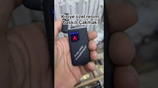 Kişiye özel resim baskılı şarjlı dokunmatik çakmak