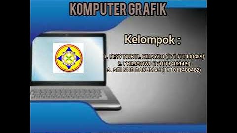 Konsep Dasar Grafik 2D