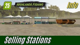 FS25 Info: Selling Stations in the Highlands Fishing DLC @GamerGrannyTana