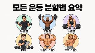 알아두면 평생 써먹는 직장인 운동 분할법 요약