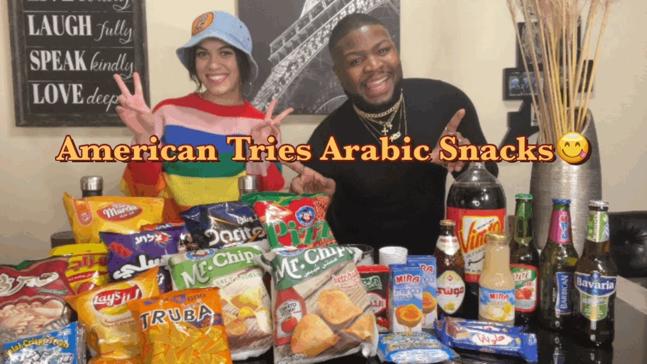 AMERICAN TRYING ARABIC SNACKS FOR THE FIRST TIME EVER
