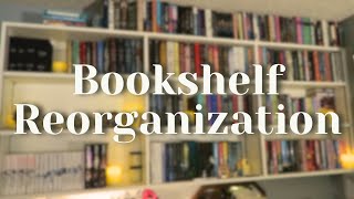 MAKING ROOM FOR MORE BOOKS | Bookshelf Reorganization