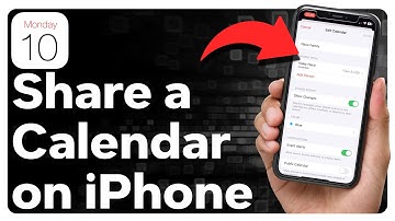 How To Share A Calendar On iPhone