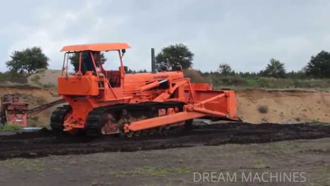 MAGIRUS HANOMAG KAELBLE HISTORISCHE BAUMASCHINEN IN KIESGRUBE OLDTIMERTREFFEN DREAM MACHINES