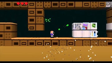 First Look: Level Up! - 2D Voxel Shooter/Platformer