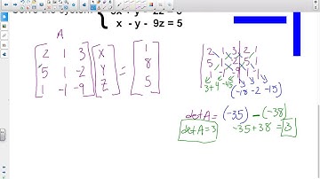 4.7 Inverse Matrices and systems