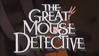 The Great Mouse Detective vhs promos 1992