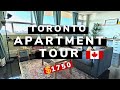 TORONTO APARTMENT TOUR 2021 | What $1750 per month gets you in Toronto, Canada? | Hindi Vlogs