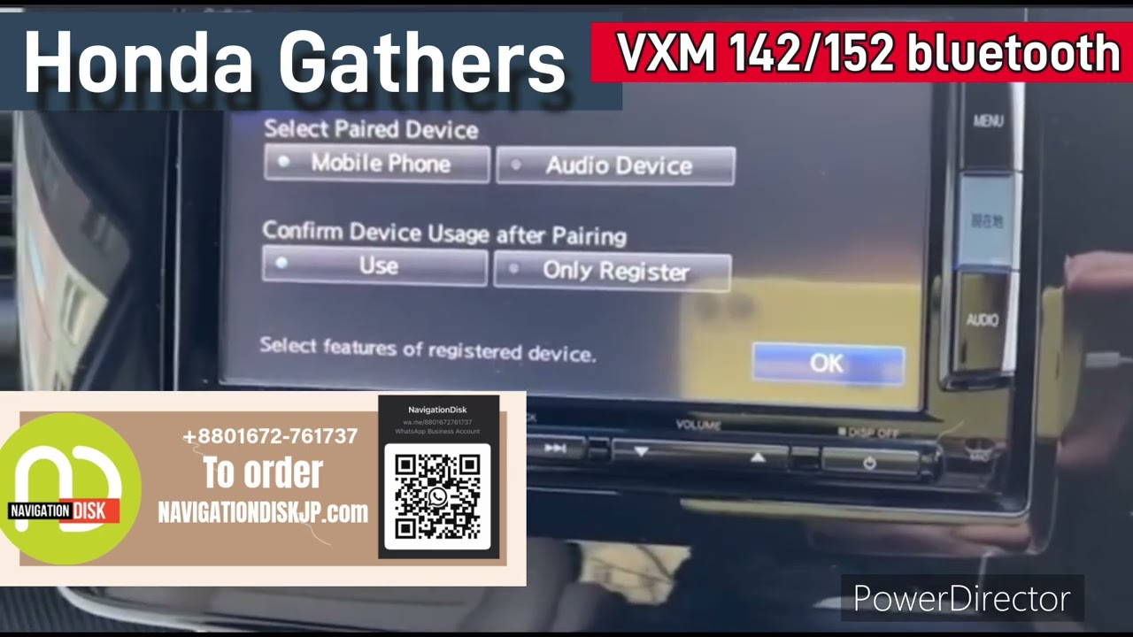 Honda Gathers VXM-142/152: The Most Confusing Bluetooth Setup Honda Gathers VXM-142/152: The Most Confusing Bluetooth Setup