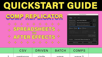 Comp Replicator for After Effects Quickstart