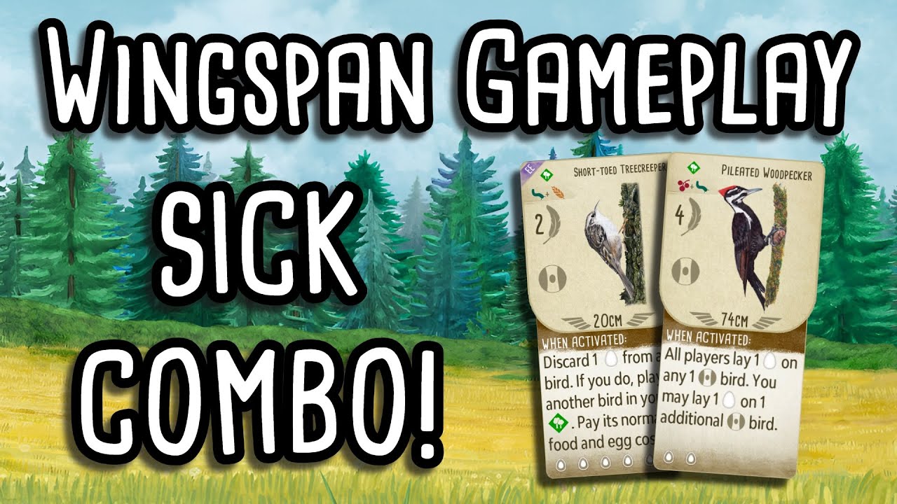 Wingspan Gameplay | Sick Treecreeper + Woodpecker Combo! - YouTube